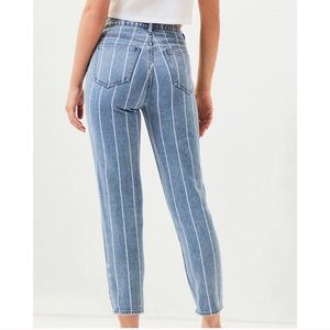 PacSun Striped Mom Jeans 27